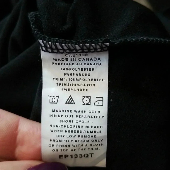 NWT Picadilly black open flowy mesh kimono angel sleeves - Picture 7 of 7